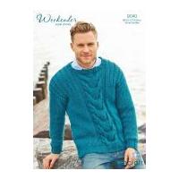 Stylecraft Mens Sweater Weekender Knitting Pattern 9040 Super Chunky