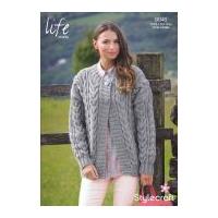 Stylecraft Ladies Jacket Life Knitting Pattern 9046 Chunky