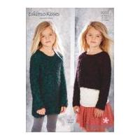 Stylecraft Childrens Sweater & Sweater Dress Eskimo Kisses Knitting Pattern 9053 DK