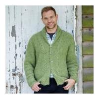 Stylecraft Mens Sweater & Cardigan Alpaca Tweed Knitting Pattern 9339 DK