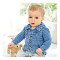 Stylecraft Baby Cardigans Special for Babies Knitting Pattern 9345 Aran