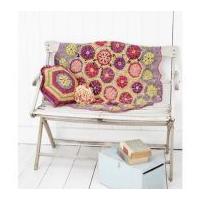 Stylecraft Home Cushion & Blanket Batik Crochet Pattern 9298 DK