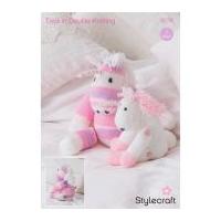 Stylecraft Unicorn Toys Merry Go Round Knitting Pattern 9276 DK