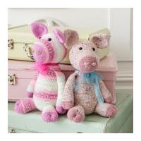 stylecraft pig cuddly toys crochet pattern 9353 dk