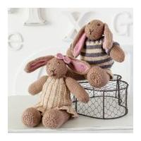 Stylecraft Baby Hat & Rabbit Cuddly Toys Special & Batik Knitting Pattern 9355 DK