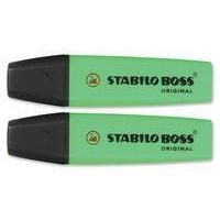 stabilo boss highlighter pen green 703310