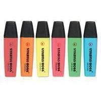 Stabilo Boss Highlighter Pen Wallet of 6 Assorted 70/6