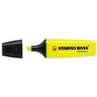 stabilo boss highlighter pen yellow 702410