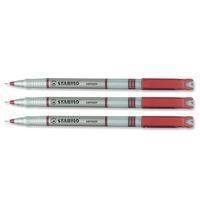 stabilo sensor pen red 18940