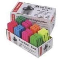 stabilo big boss highlighter pen pack of 48 assorted