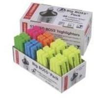 stabilo boss highlighter pen pk 48