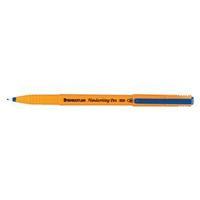Staedtler 309 Handwriting Pen Fibre Tipped 0.8mm Tip 0.6mm Line Blue (1 x Pack of 10)