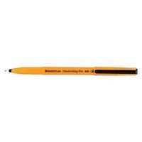 Staedtler 309 Handwriting Pen Fibre Tipped 0.8mm Tip 0.6mm Line Black (1 x Pack of 10)