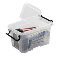 strata smart storemaster box 17 litre capacity clear pack of 18