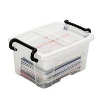 strata smart box 04 litre storage box with lid clear ref hw678