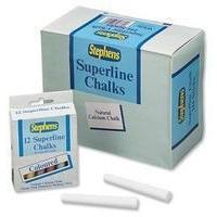 Stephens Chalk White Sticks Pack of 144 RS522553