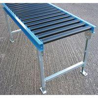 STEEL FRAMES 50DIA PVC ROLLERS 500MM WIDE 75MM PITCH 2.0M LONG