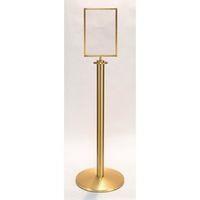 standard satin brass sign holder a4 portrait