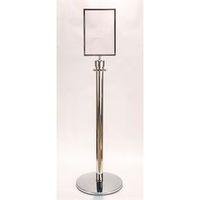 standard polished chrome sign holder a4 portrait