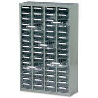 steel drawer cabinet 937x586x222mm cw 60 bin trays