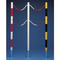 steel boundary post to be sealed pair 150cm white