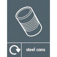 STEEL CANS SELF-ADHESIVE VINYL 150 x 200