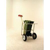 street orderly barrow with 120l grey bin brush and shovel