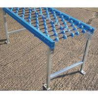 STEEL FRAME 48MM DIA PLASTIC WHEEL 500MM WIDE 75MM PITCH 3.0M LONG