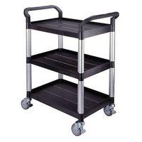 STANDARD 3 SHELF SERVICE CART, OPEN SIDED