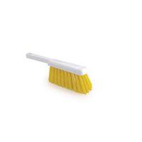 stiff yellow pvc bristle hygiene hand brush