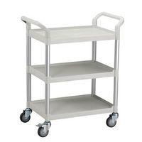 STANDARD 3 SHELF SERVICE CART, OPEN SIDED CART