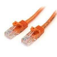 startech 15m cat5e orange snagless rj45 utp cat 5e patch cable 15m pat ...