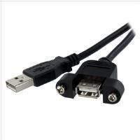 Startech (2 Feet/0.6m) Panel Mount Usb Cable A To A - F/m