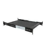 startech 19 inch vented adjustable depth sliding server rack cabinet s ...