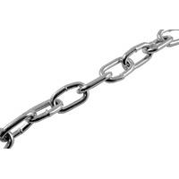 Straight Linked Chain Zinc Plated in Metres