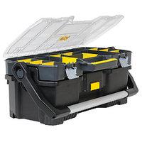 stanley 197514 toolbox with tool tote organiser 24in