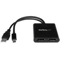 startechcom mst hub mini displayport to 2x displayport