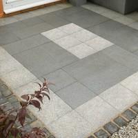 stoneflair by bradstone natural granite paving mid grey 300 x 300 80 p ...