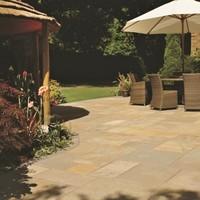 StoneFlair by Bradstone, Natural Limestone Paving Honeymede Patio Pack - 10.20 m2 Per Pack