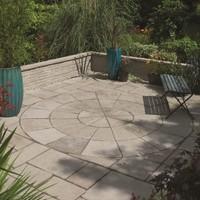 StoneFlair by Bradstone, Old Town Paving Grey-Green 2 Ring Circle - Pack
