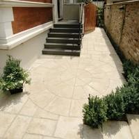 StoneFlair by Bradstone, Old Town Paving Weathered Limestone 2 Ring Circle - Pack