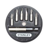 Stanley 1-68-737 Insert Bit Set Phillips/Slotted/Pozidriv 7 Piece