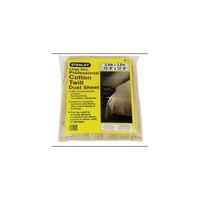 Stanley STASGCTQ Cotton Twill Dust Sheet 3.6 x 2.7m