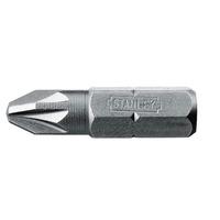 stanley 1 68 949 pozidriv 2pt bit 25mm box of 25