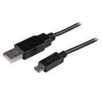 Startech.com (0.5m) Mobile Charge Sync Usb To Slim Micro Usb Cable For Smartphones And Tablets - A To Micro B