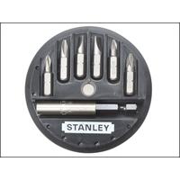 stanley insert bit set 7 piece phillips slotted pozidriv