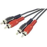 stereo audio cord 2 x rca male male 10m