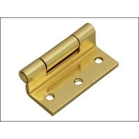 stormproof hinge brass finish 63mm pack of 2