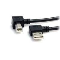 startech a right angle to b right angle usb cable mm 09m