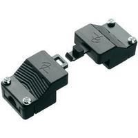 Strain relief Adels-Contact AC 166-1/ 3 ZEL FO Black 1 pc(s)